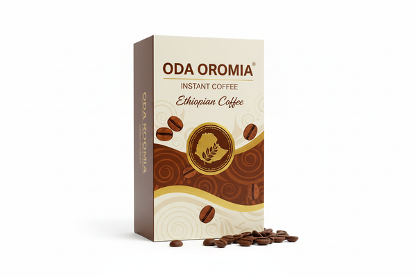 Oda Oromia instant Coffee in box
