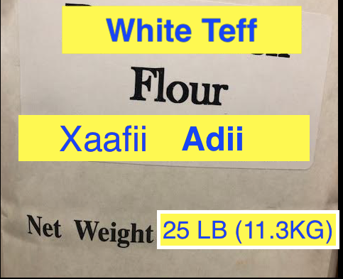 White Teff flour